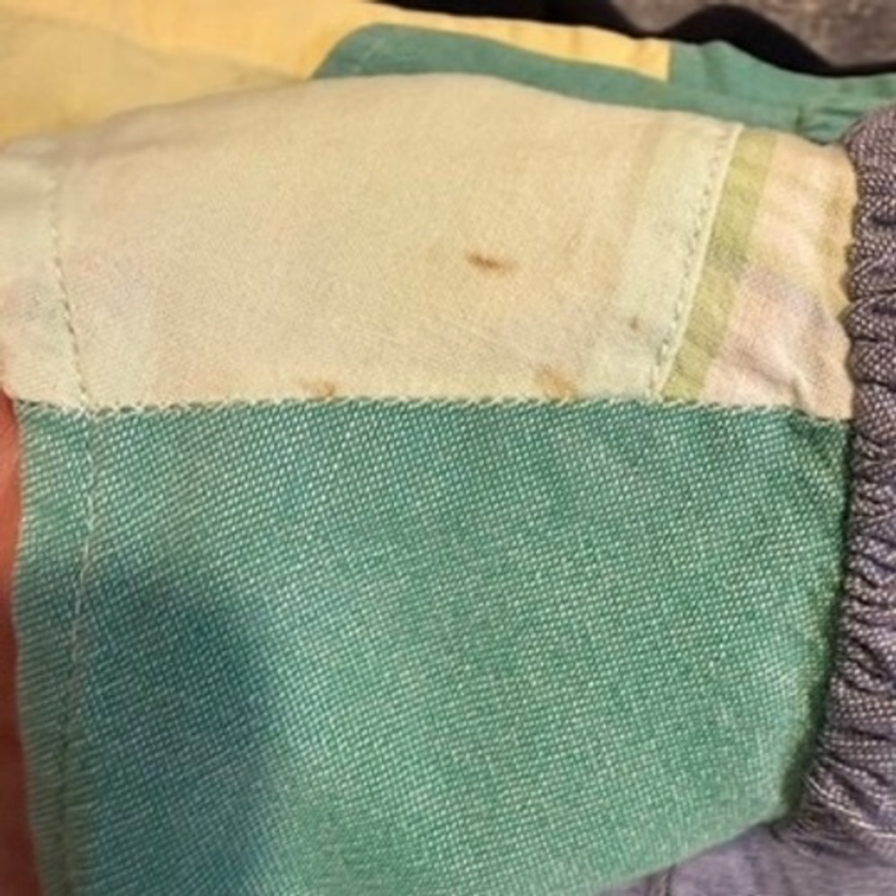 Go Softly Patio Large Patchwork Cotton House Dress Moomoo Cottagecore Pockets - Picture 9 of 9